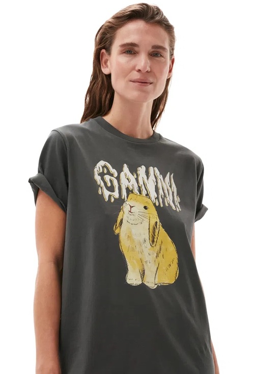Ganni Tops - GANNI Bunny Graphic T